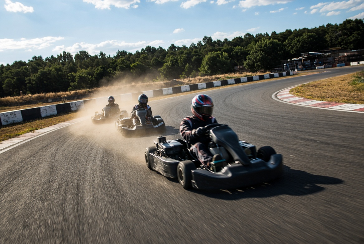 Sport-tuned kart at RidgeCircuit Valenzuela Puelma